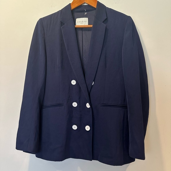 Sandro Paris Women's Double Breasted Blazer - Picture 3 of 8